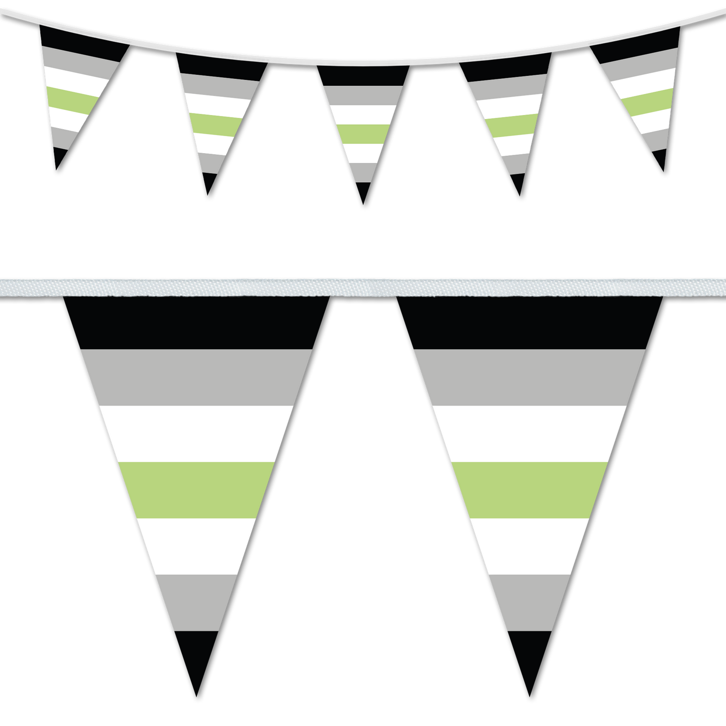 Agender Pride Triangular Bunting
