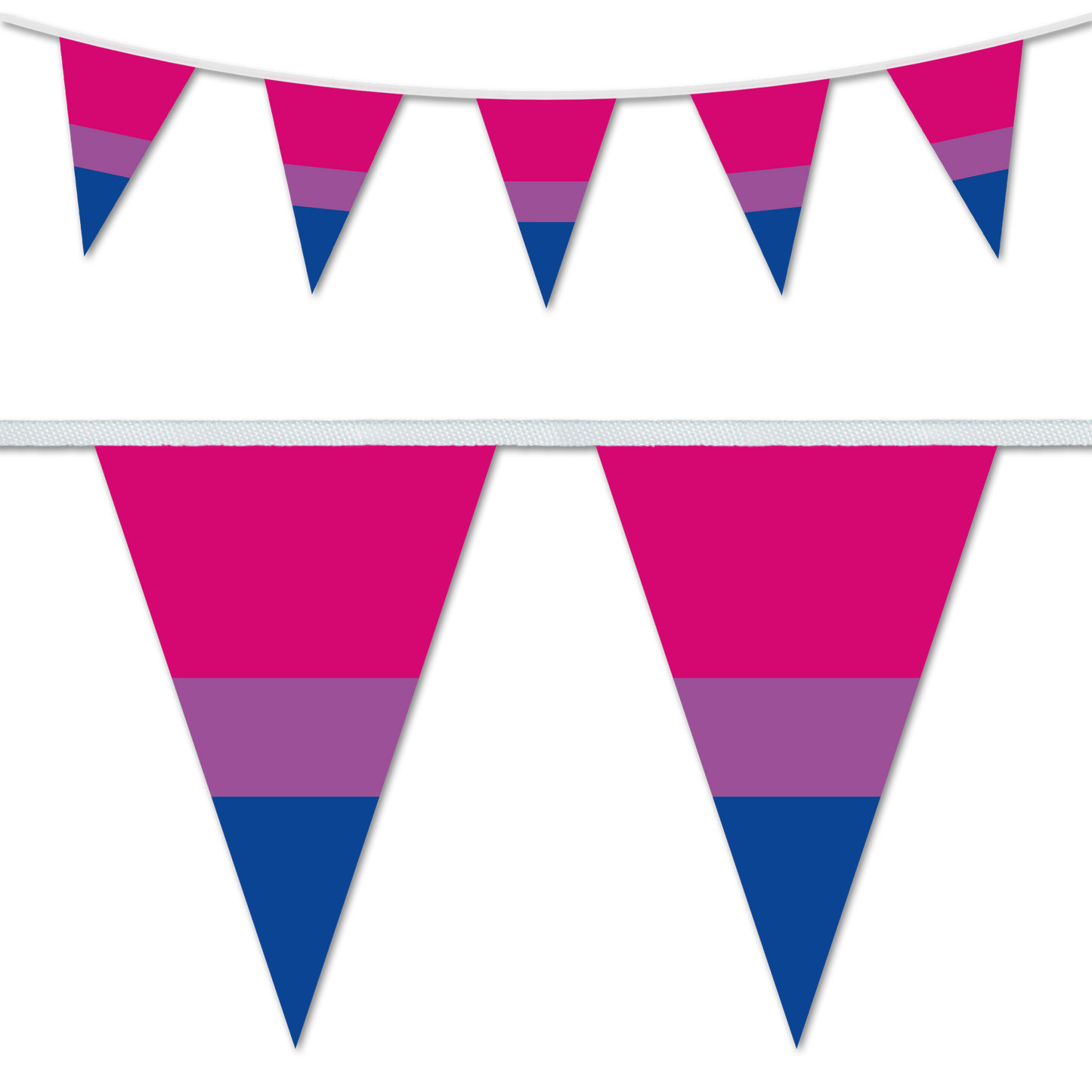 Bisexual Pride Triangular Bunting