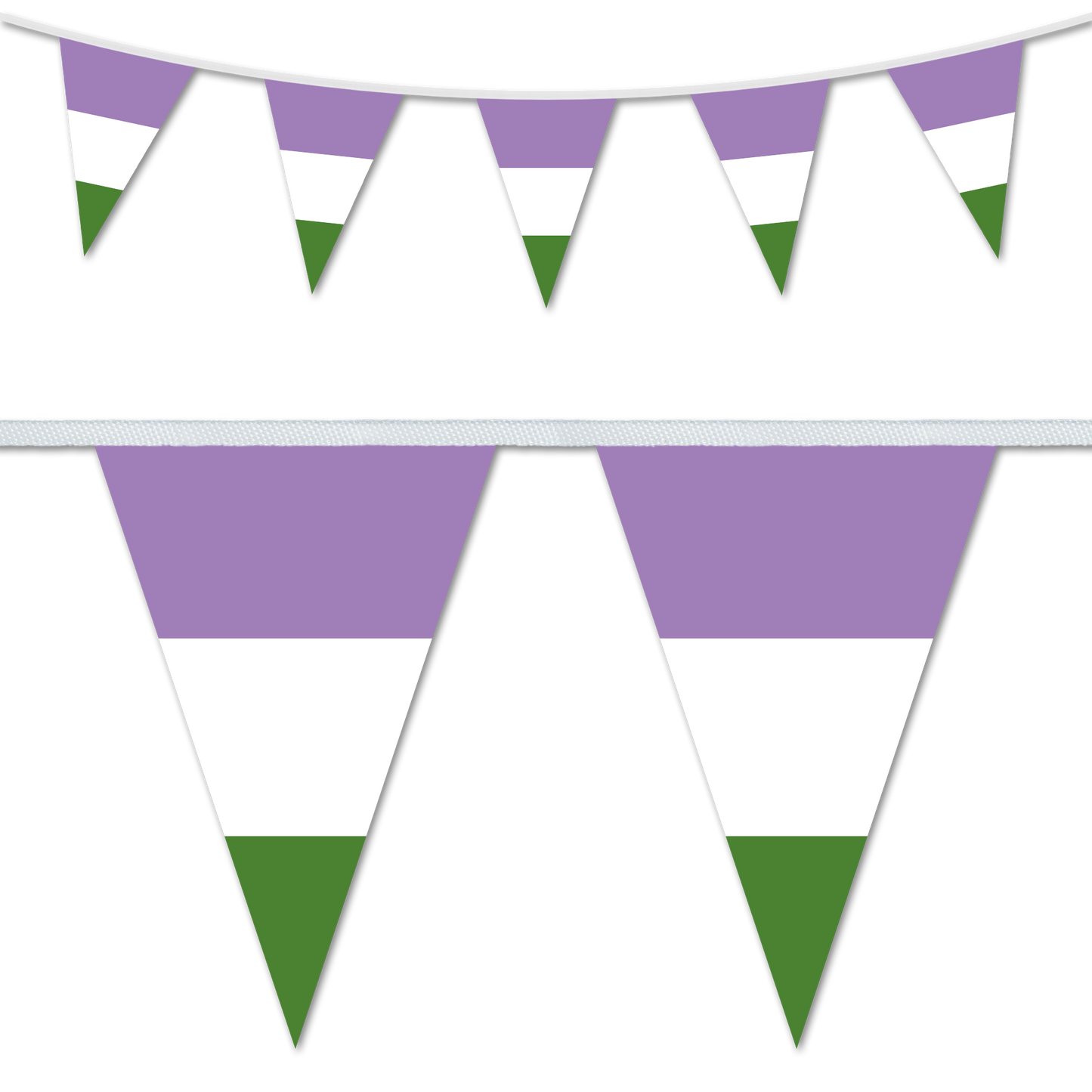 Genderqueer Pride Triangular Bunting