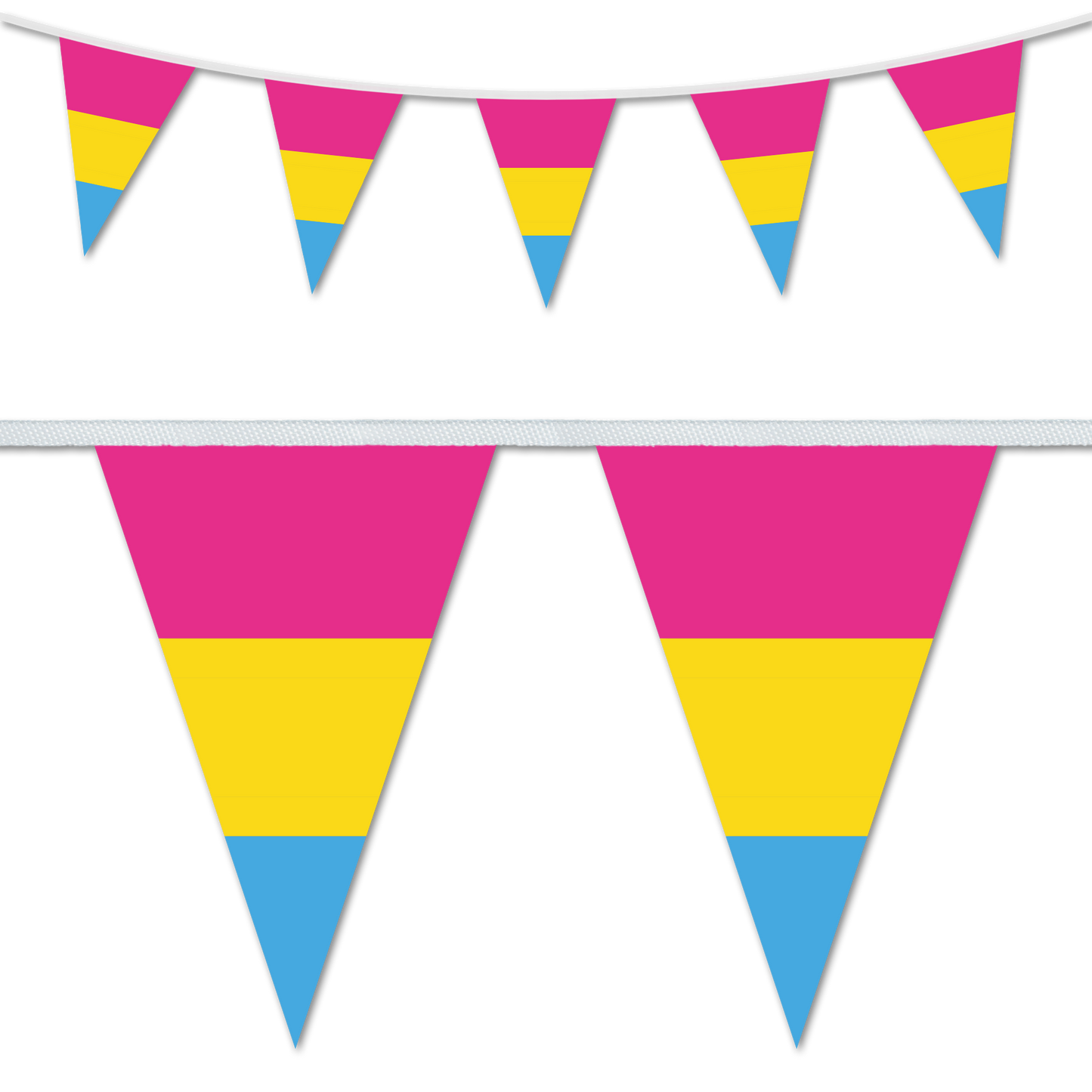 Pansexual Pride Triangular Bunting
