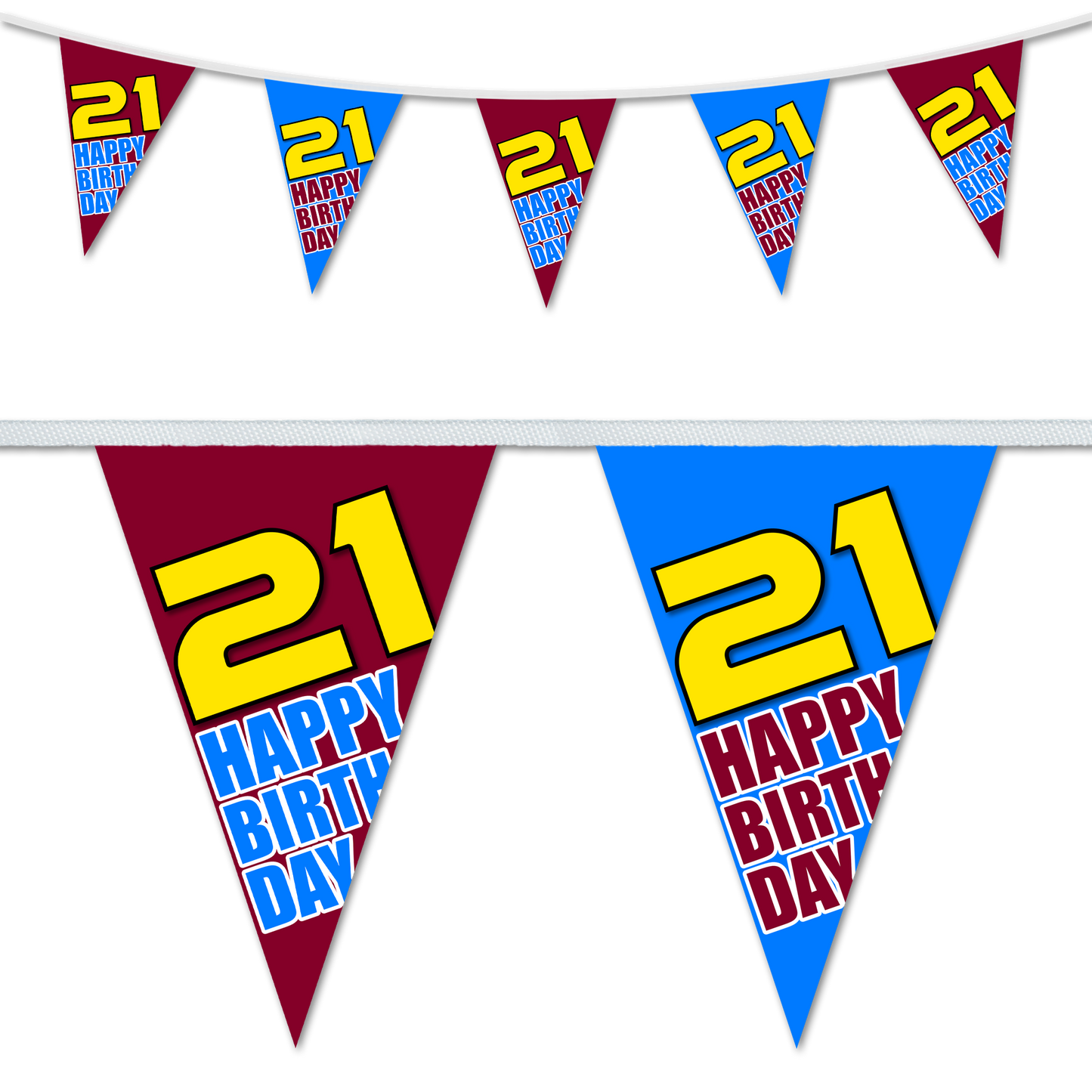 Birthday Party Bunting, Party Decorations