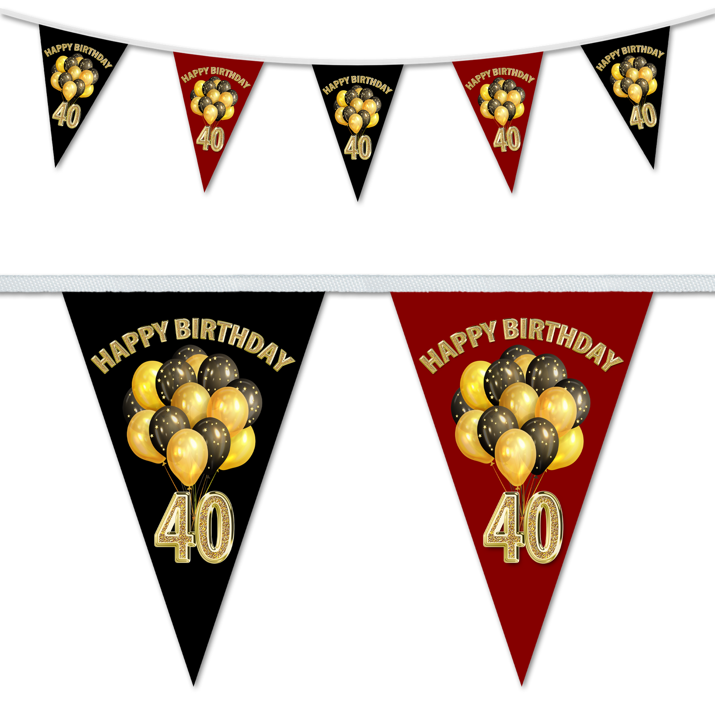 Birthday Party Bunting, Party Decorations
