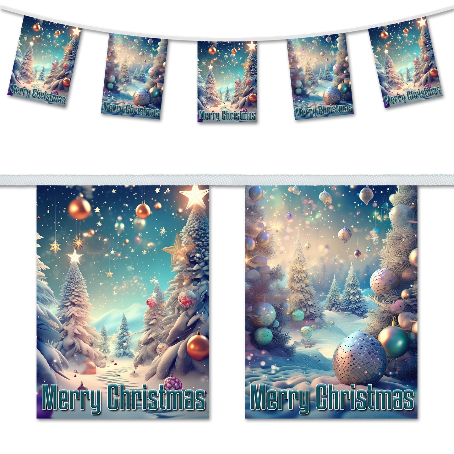 Christmas Dreams A5 Bunting
