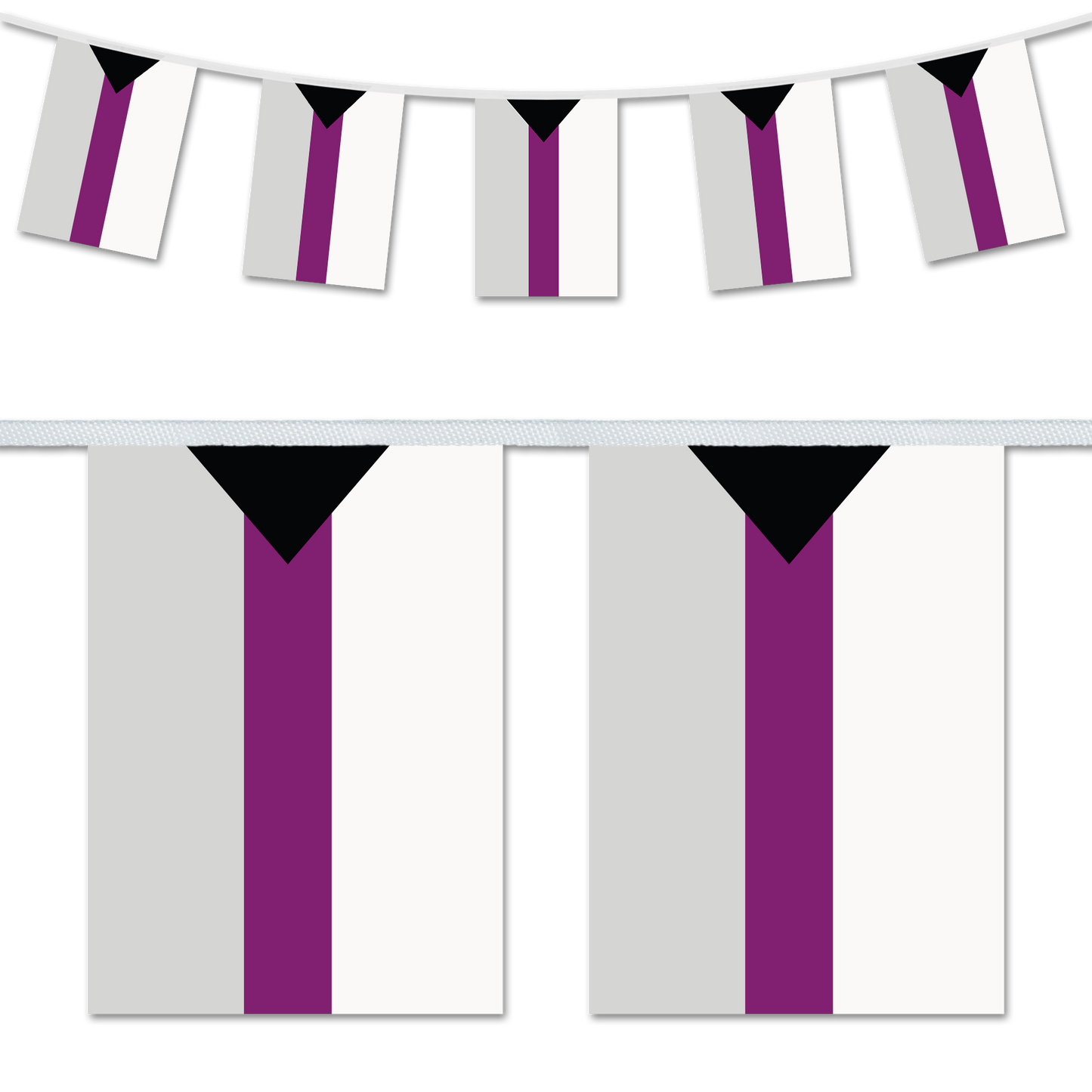 Demisexual Pride A5 Bunting