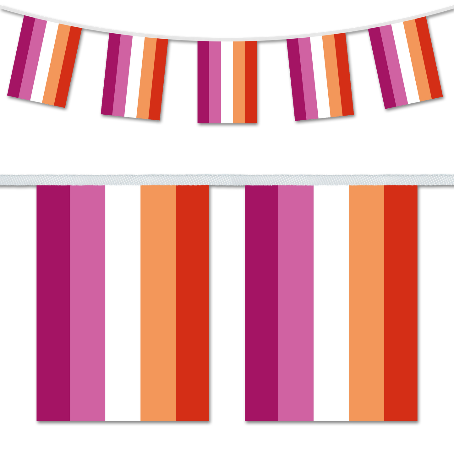 Lesbian Pride A5 Bunting