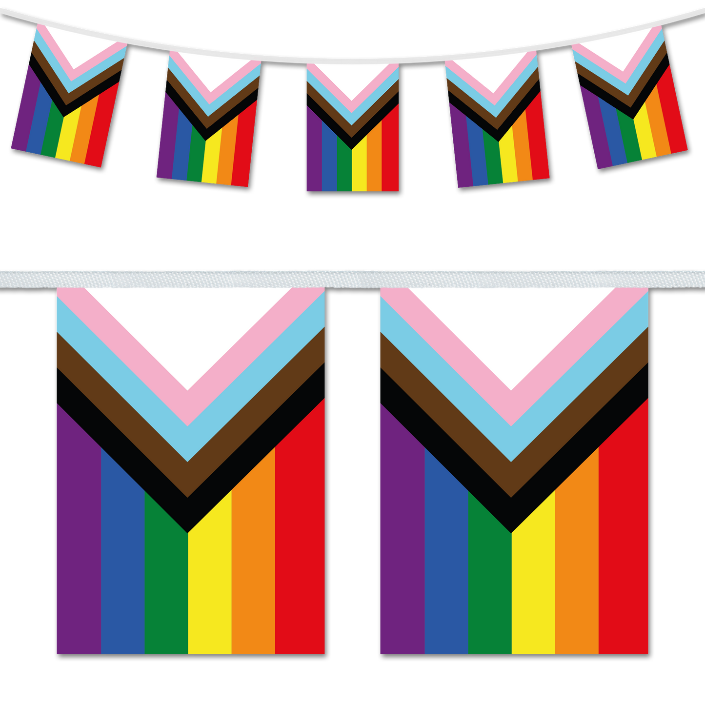 Progress Pride A5 Bunting