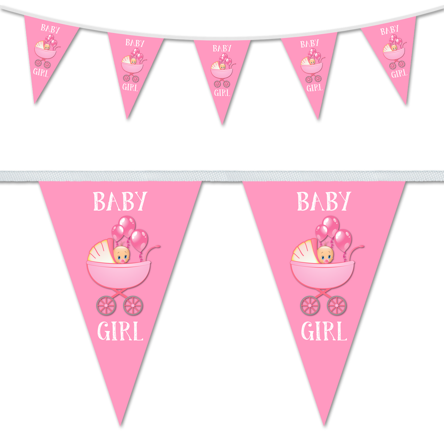 Baby Shower Girl Pram Design