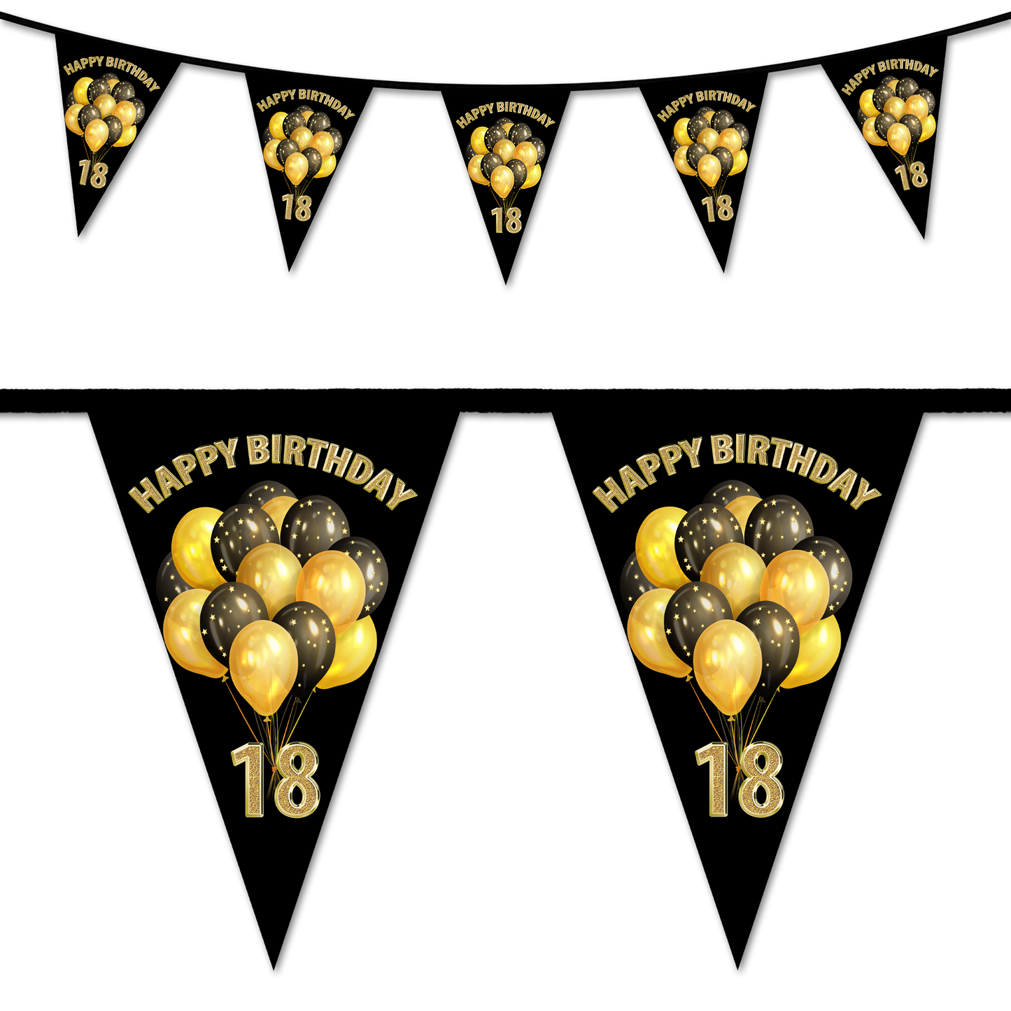 Birthday Party Bunting, Party Decorations