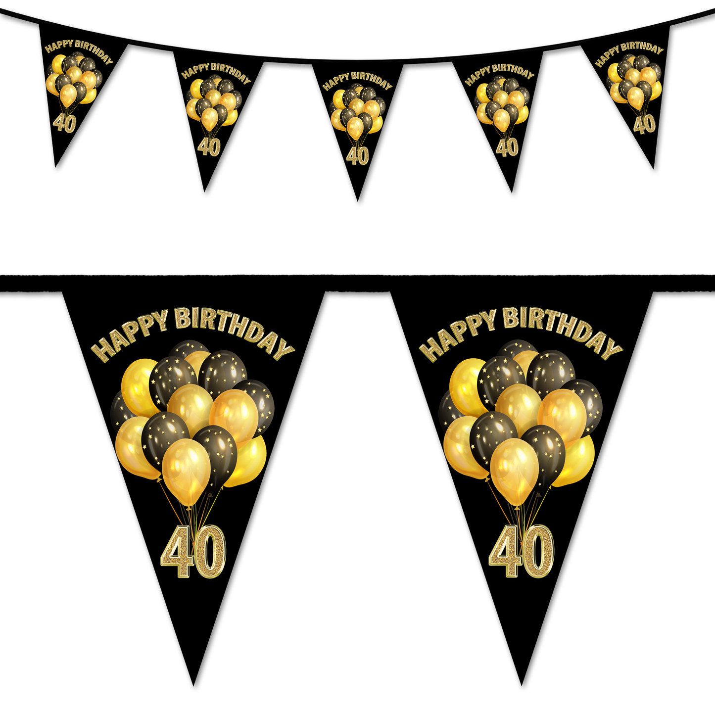 Birthday Party Bunting, Party Decorations