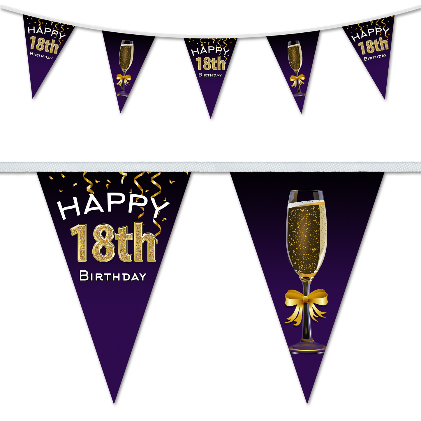 Birthday Party Bunting, Party Decorations