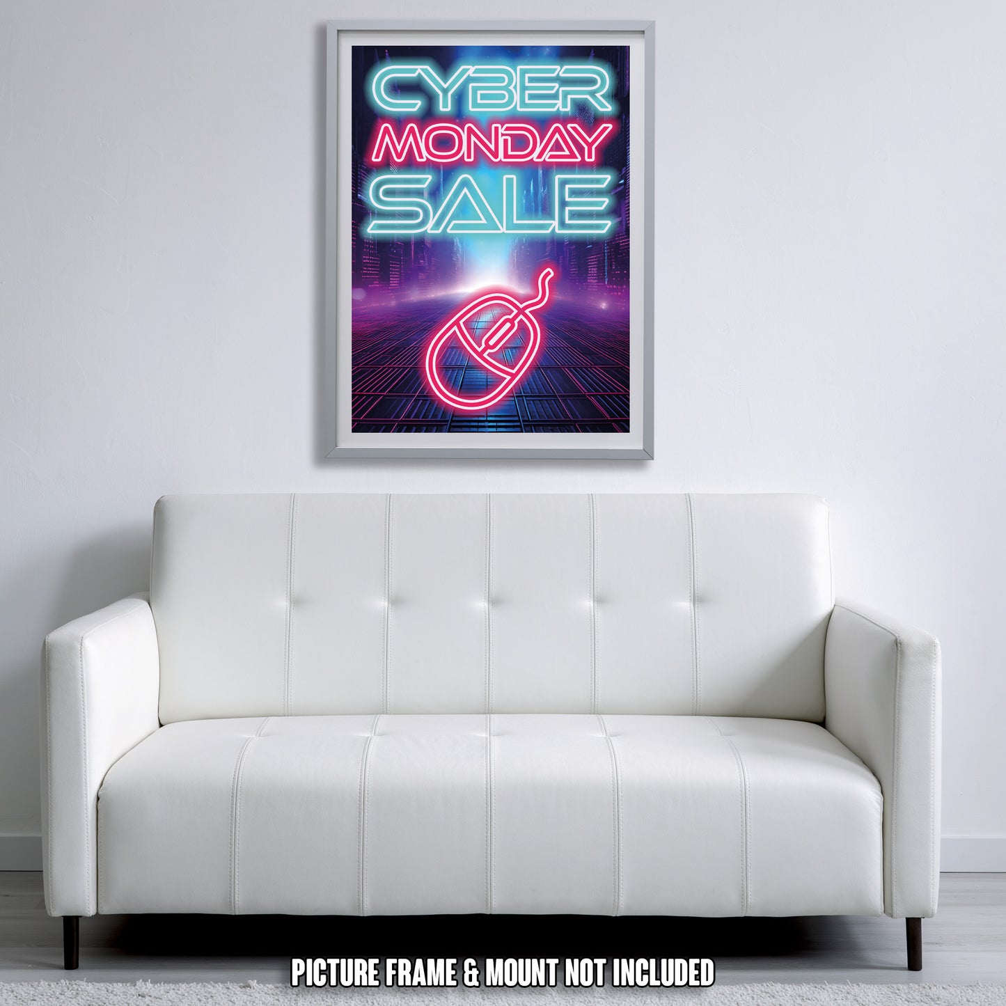Cyber Monday Sales Poster, Point of Sale Posters, Promotional Signs