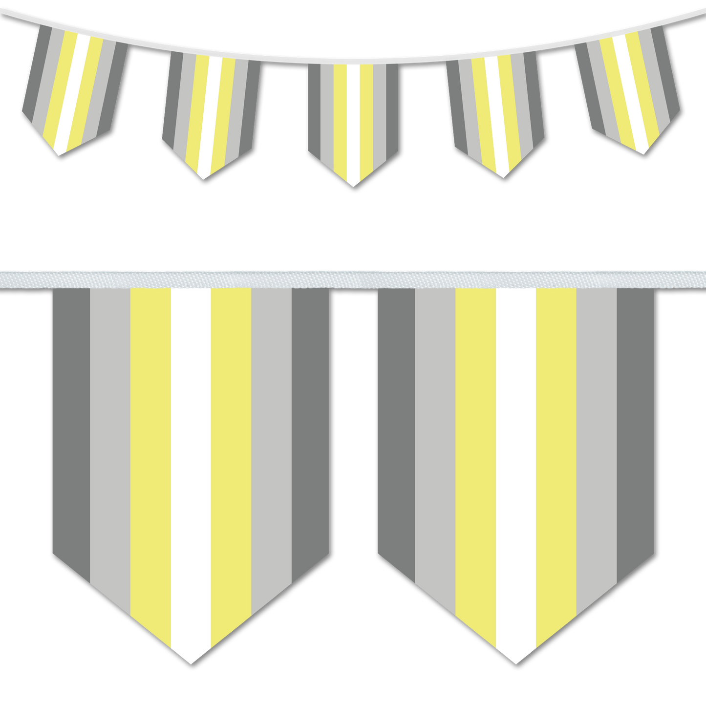 Demigender Pride A5 Chevron Bunting