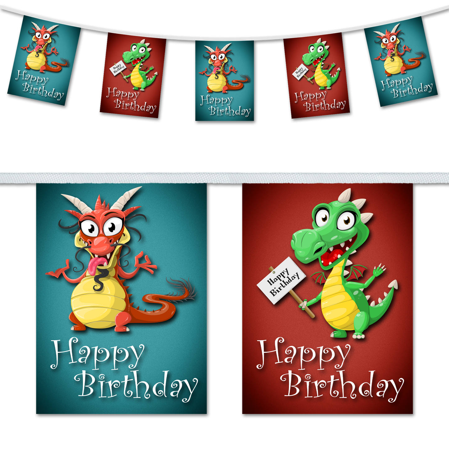 Childrens Birthday Party Bunting, Party Decorations