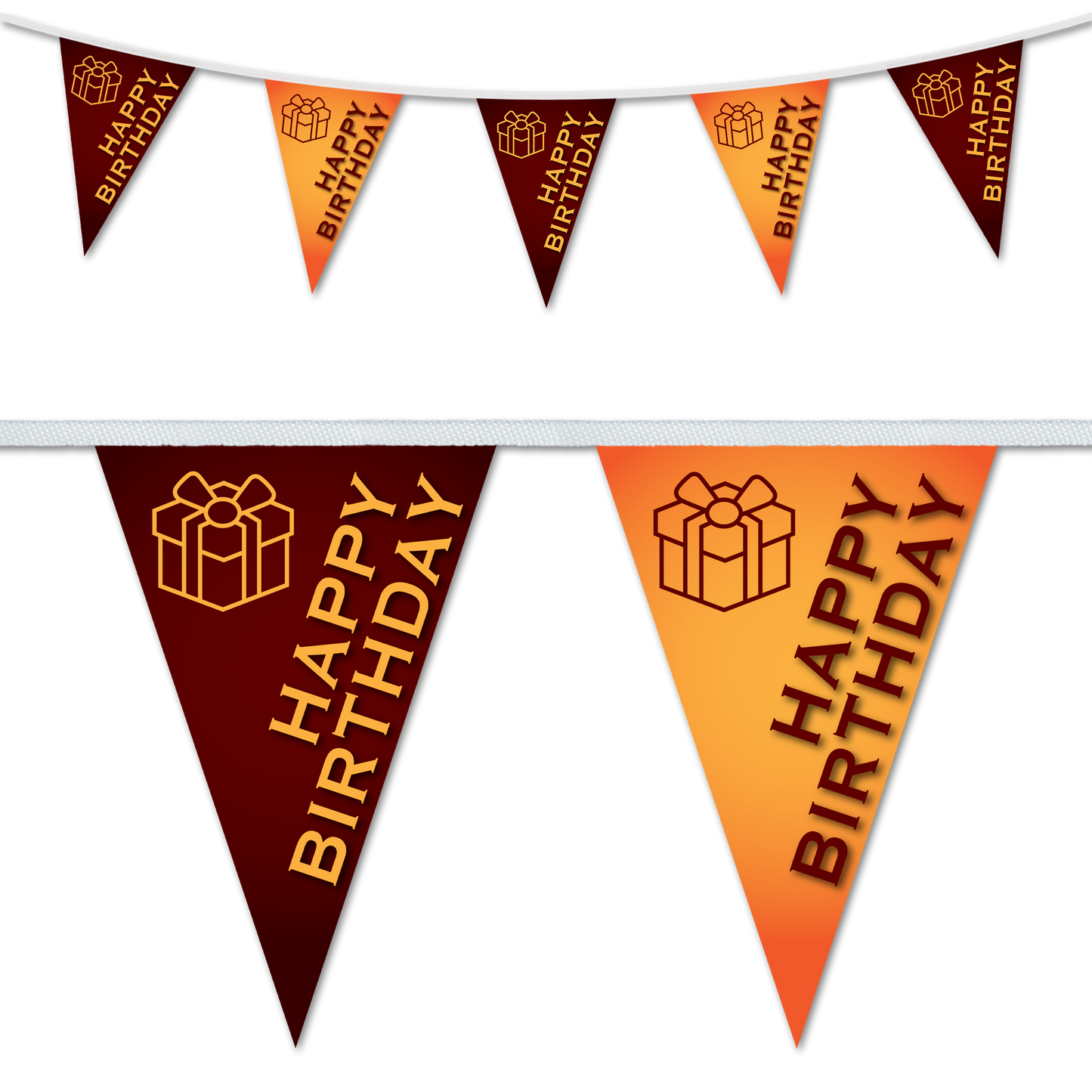 Birthday Party Bunting, Party Decorations