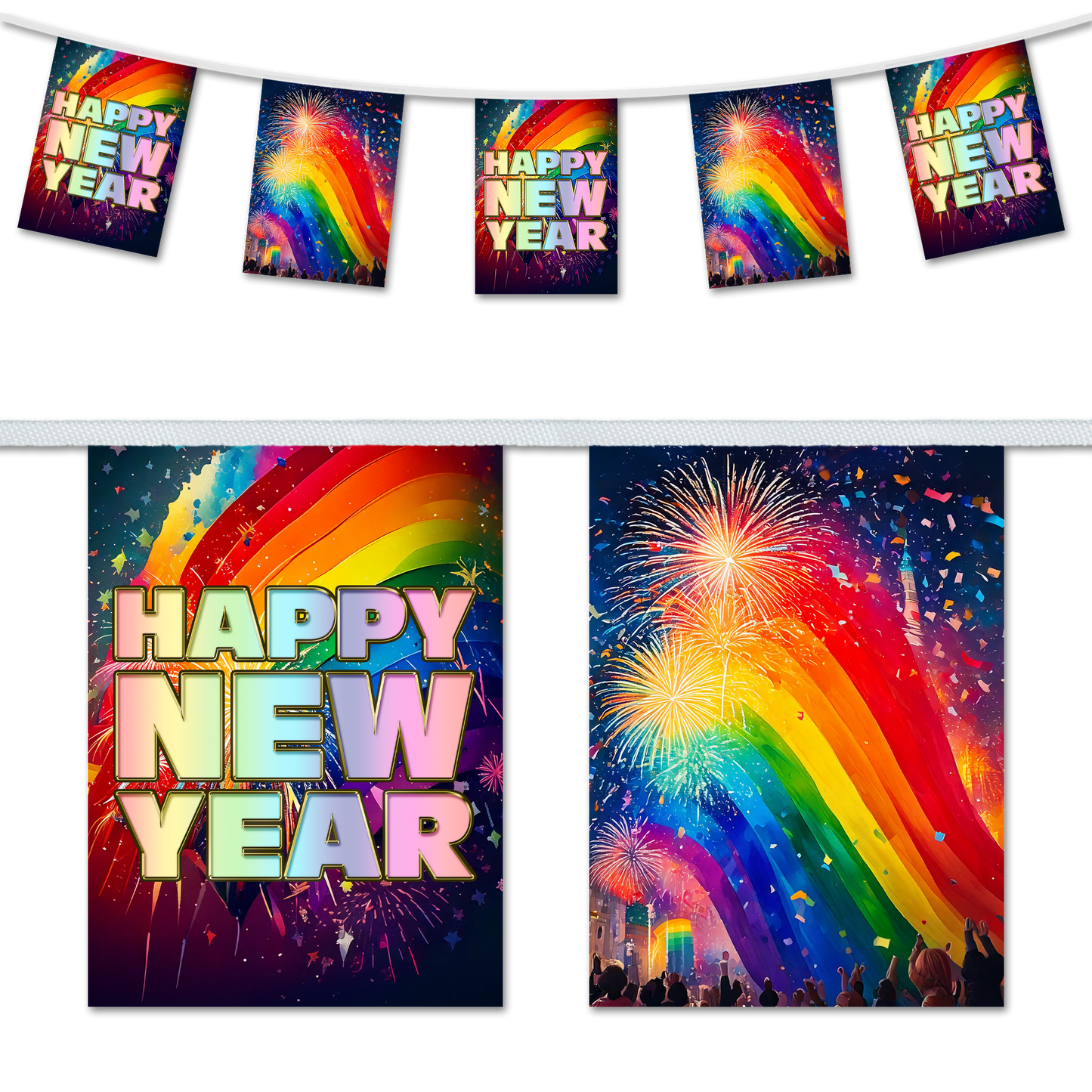 Happy New Year Pride Bunting