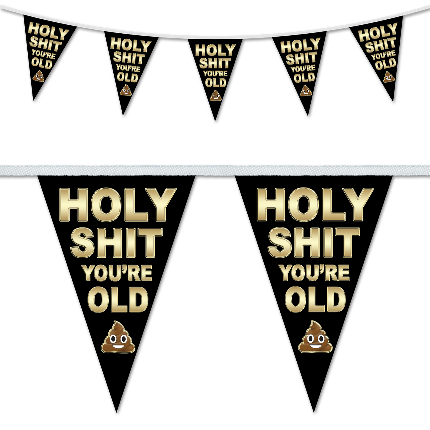 Funny Birthday Party Bunting, Party Decorations