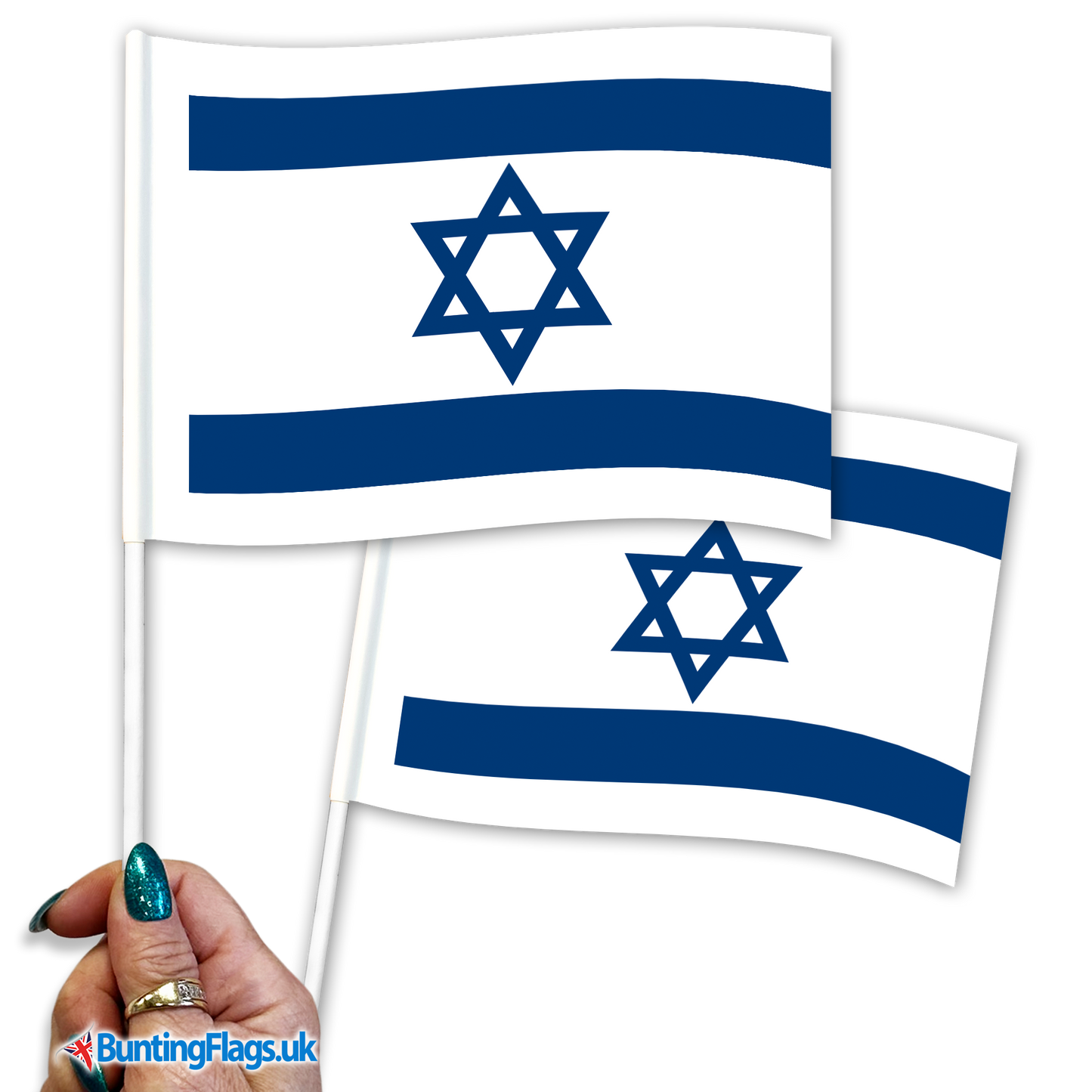 Israel Hand Waving Flag Pack