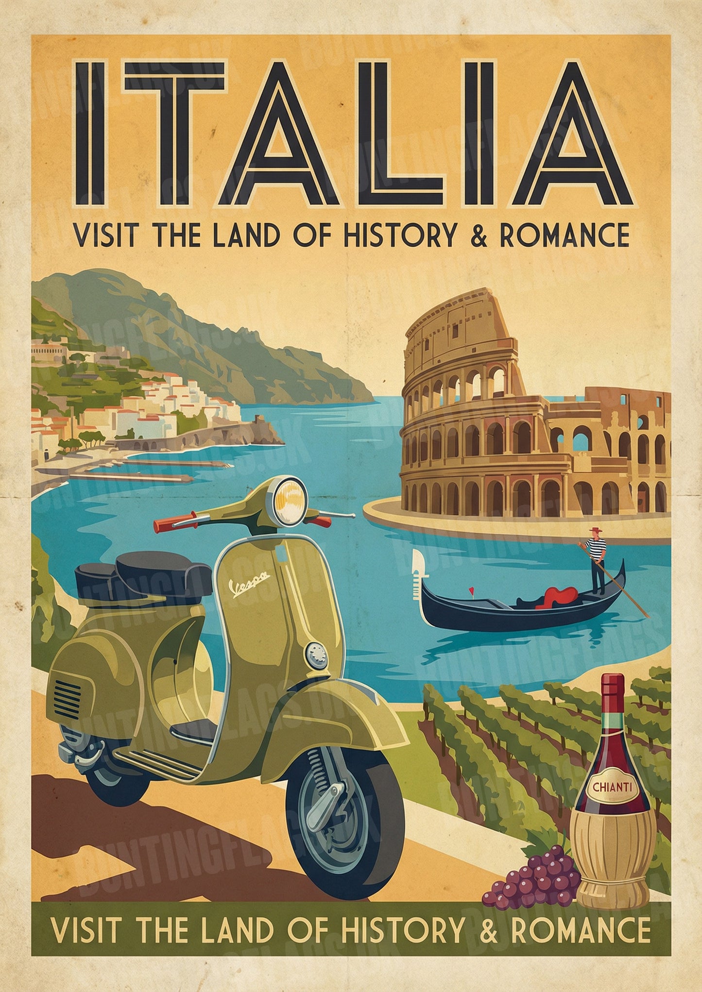 Italia: Land of History & Romance – Vintage Travel