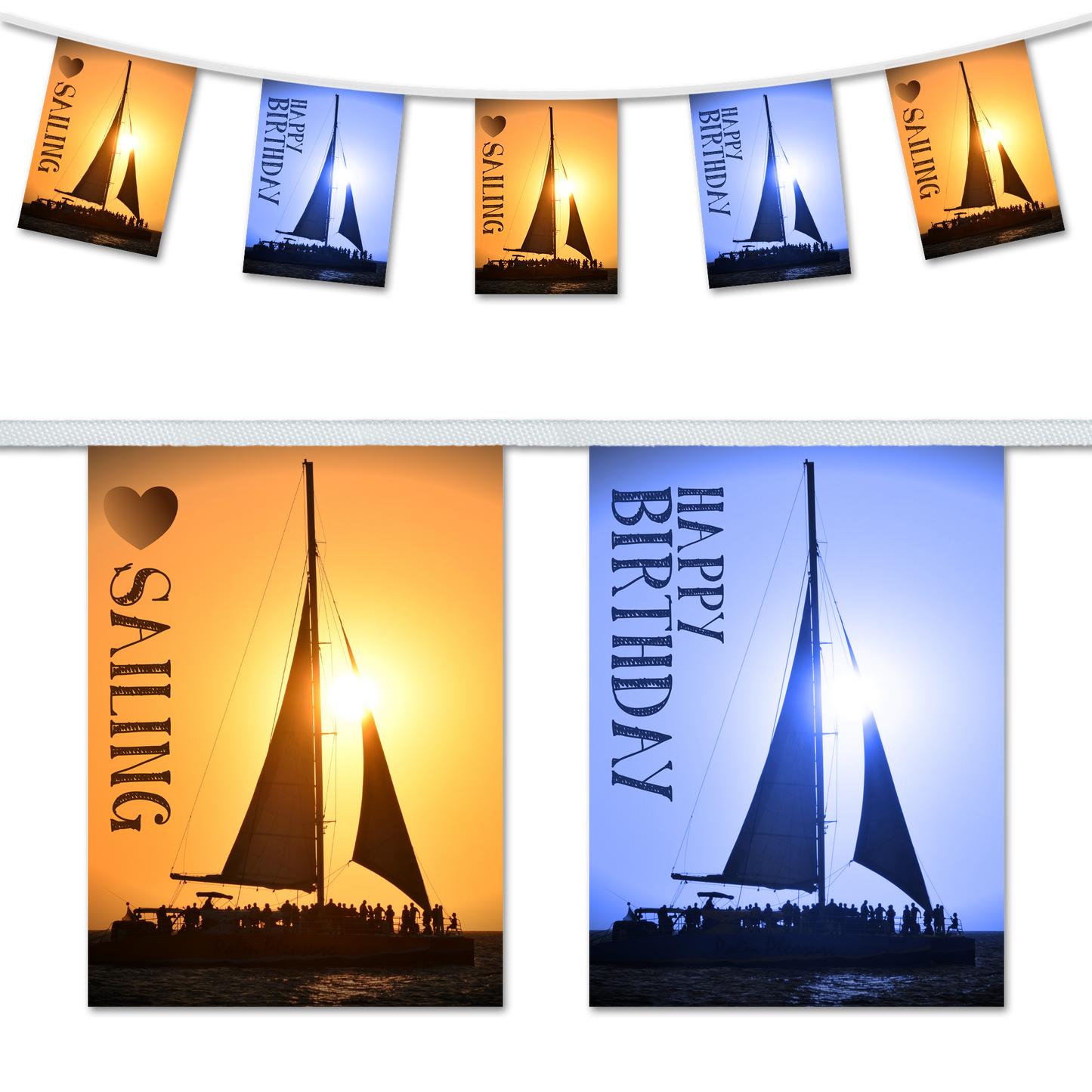 Birthday Party Bunting, Party Decorations