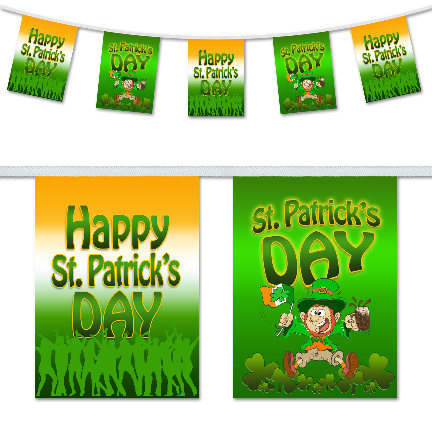 St Patricks Day Party Bunting