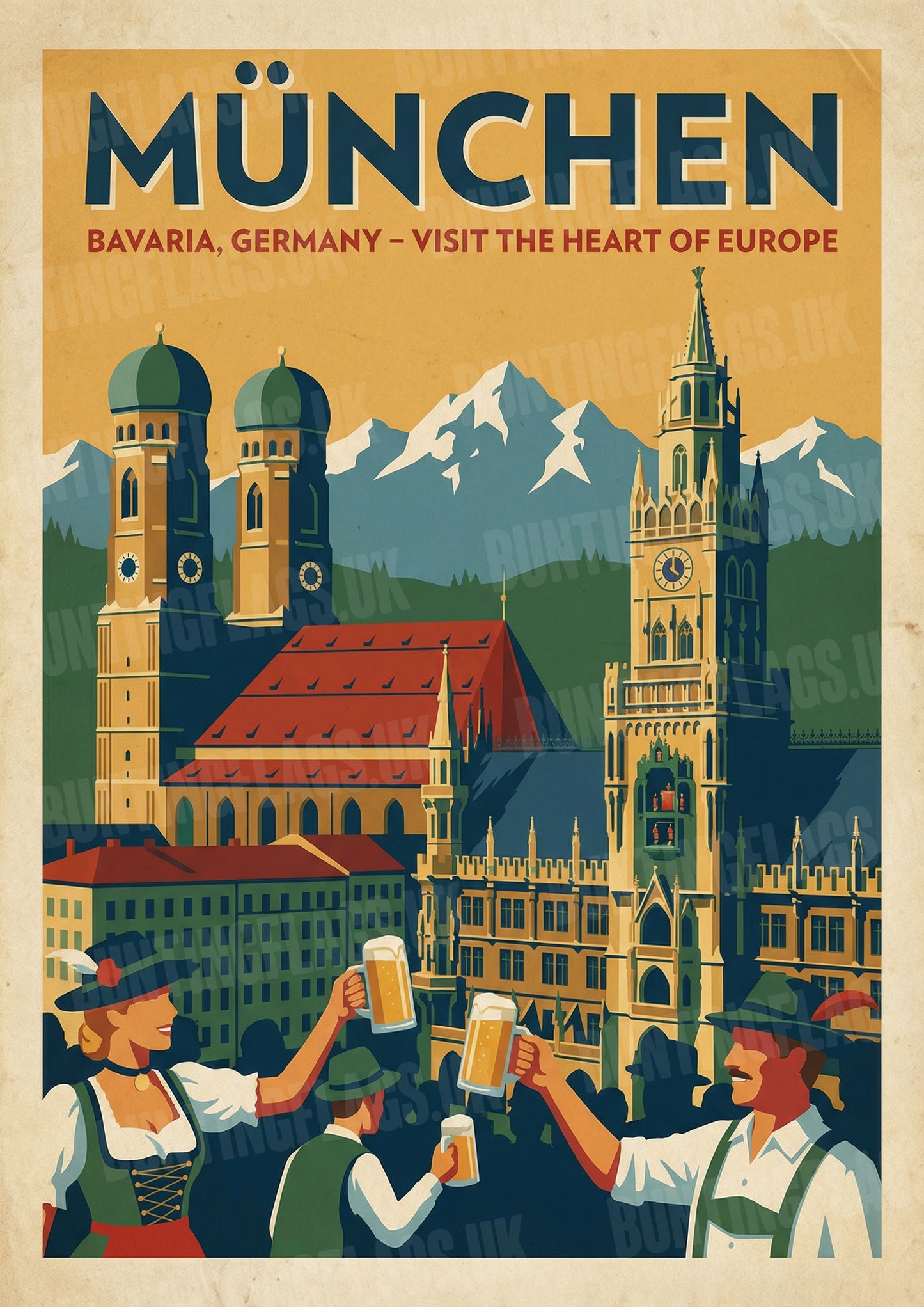 München: Bavaria – Heart of Europe – Vintage Travel