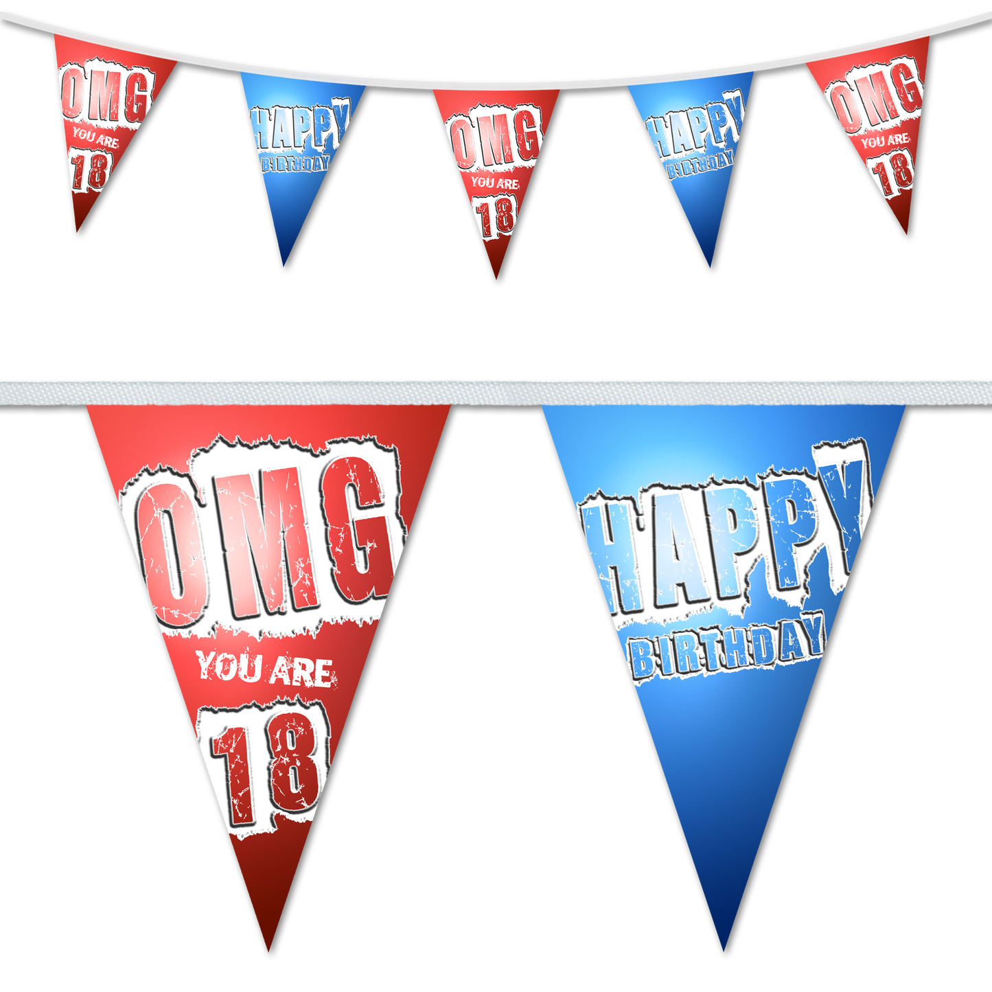 Birthday Party Bunting, Party Decorations