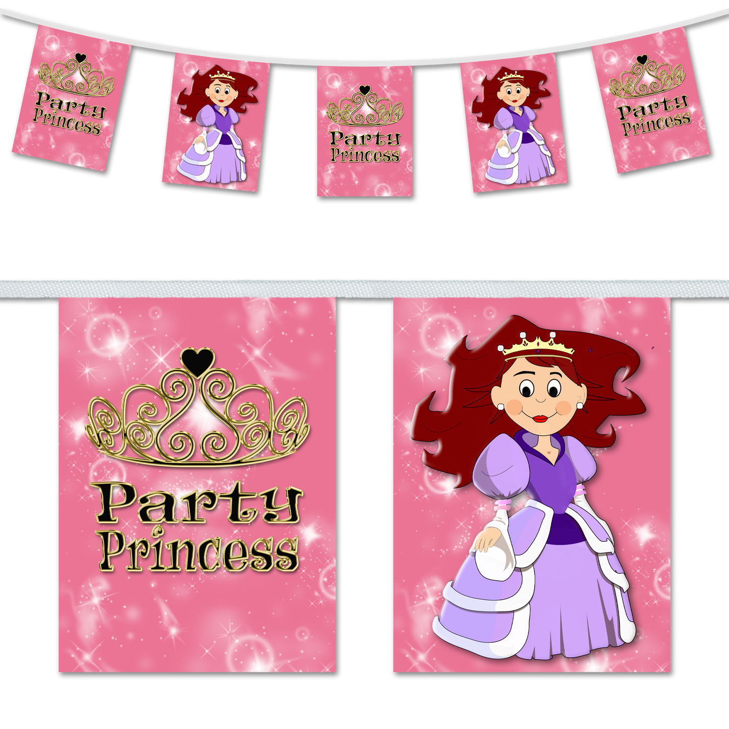 Childrens Birthday Party Bunting, Party Decorations