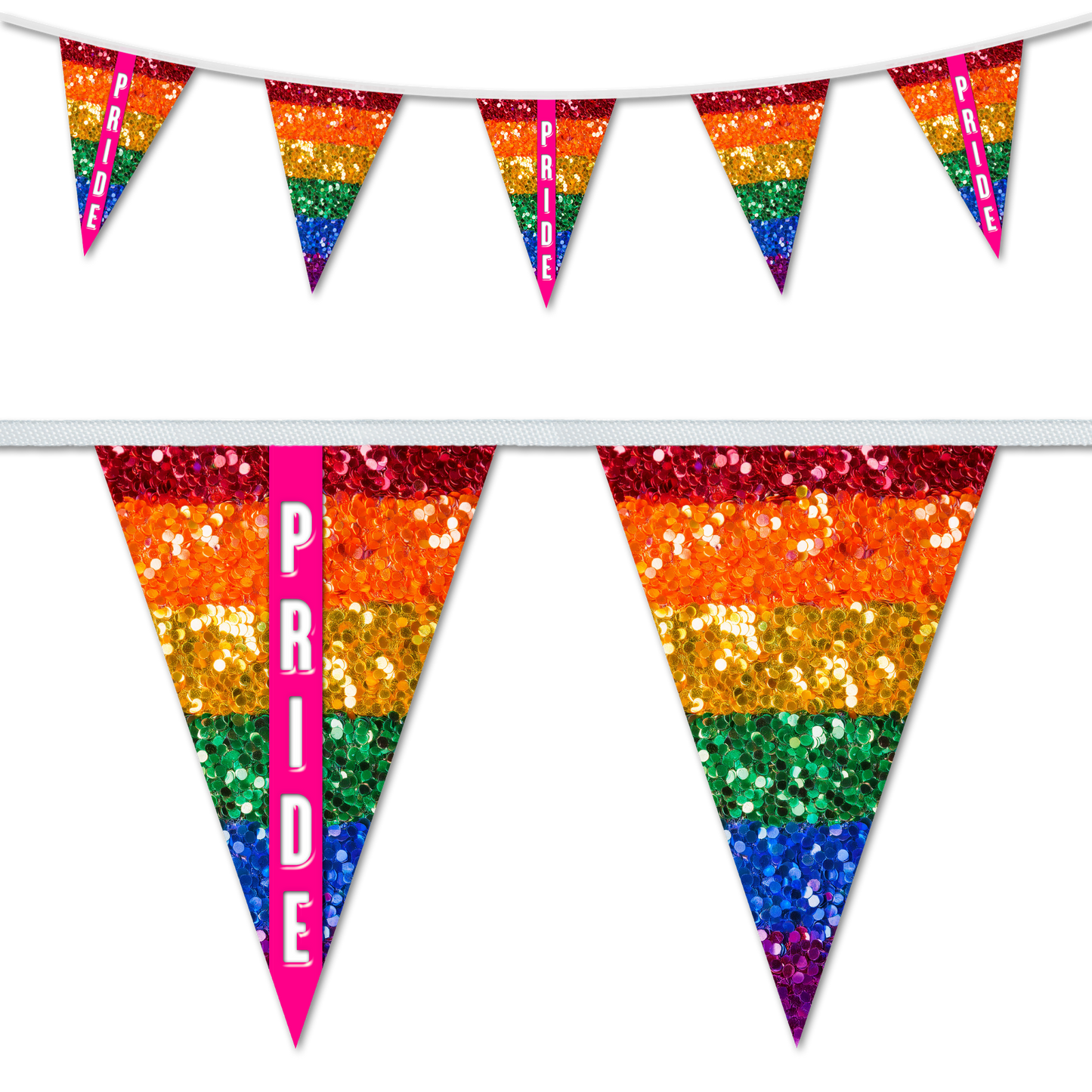 Pride decorative party and event bunting