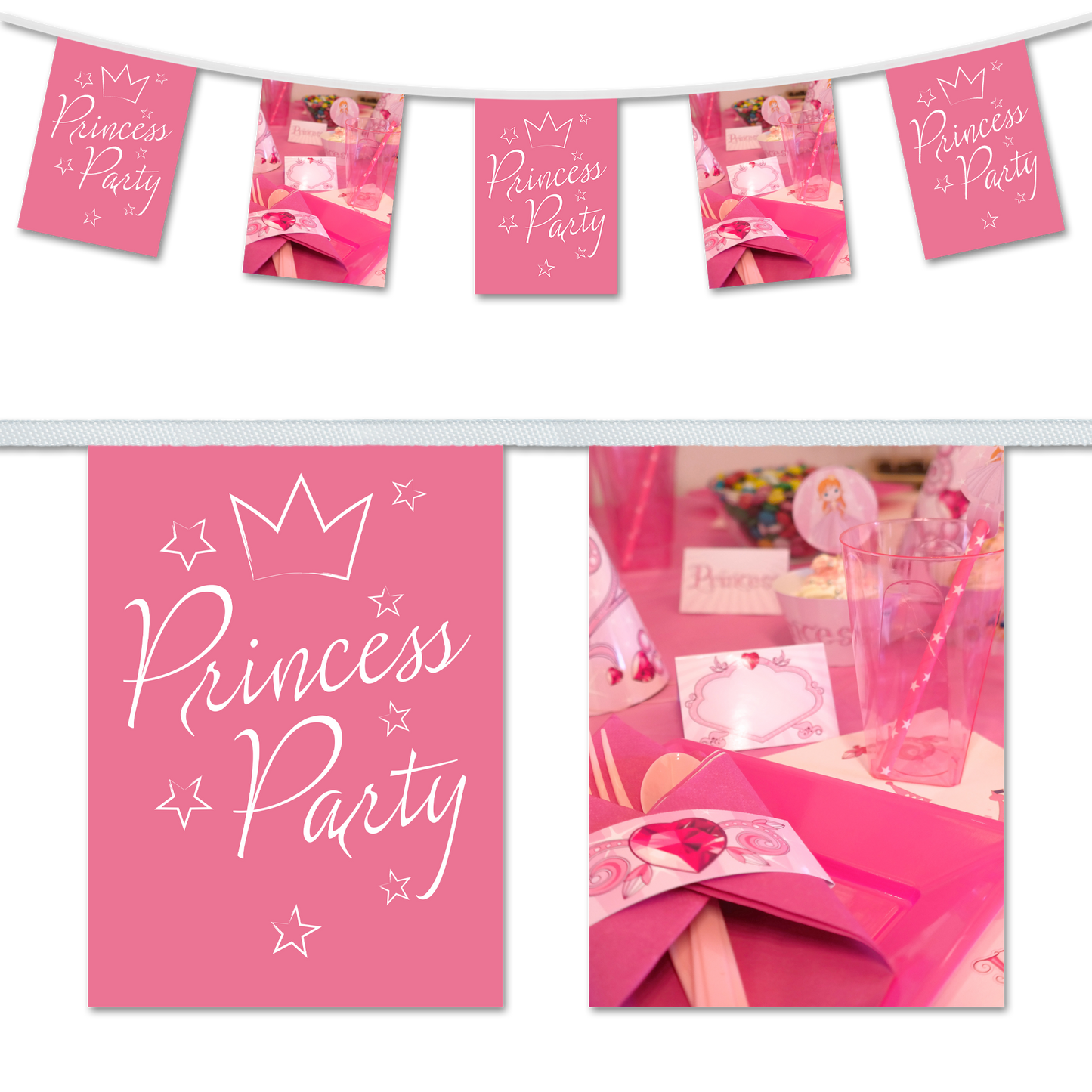 Childrens Birthday Party Bunting, Party Decorations