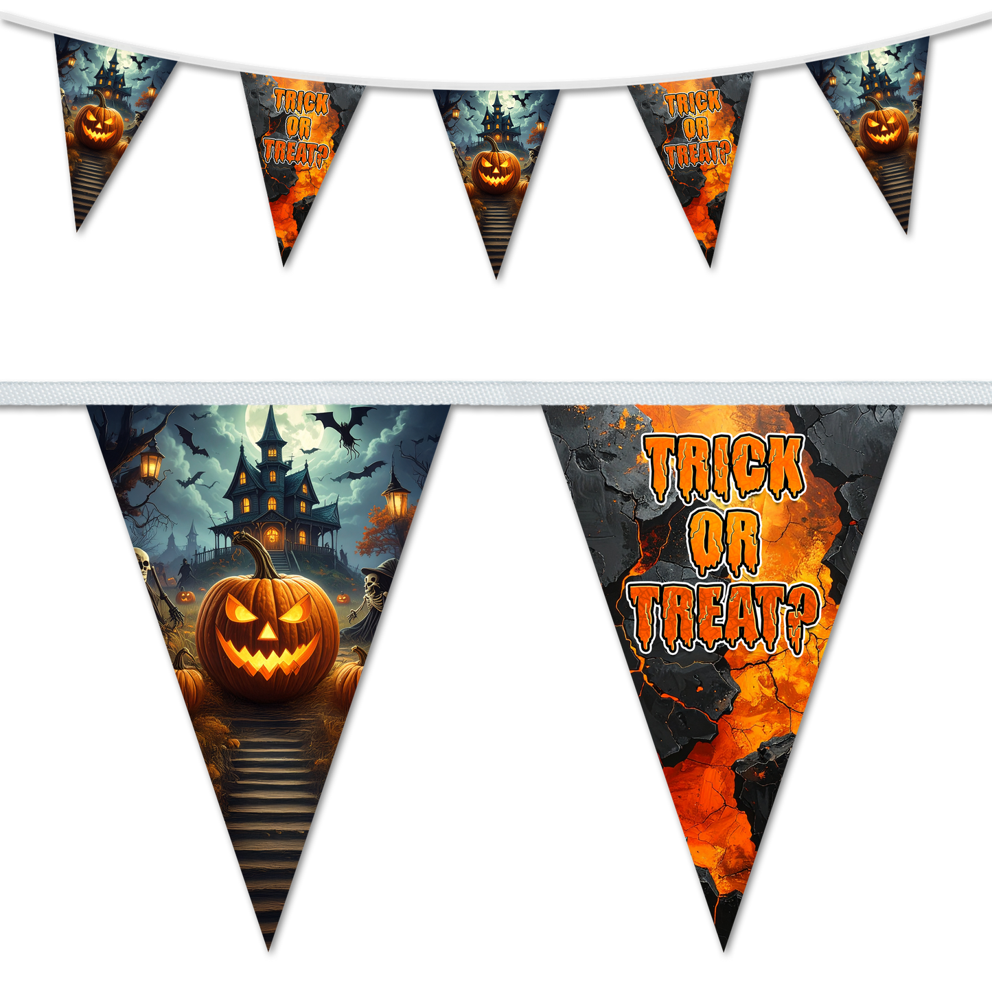 Trick or Treat Halloween Pumpkins