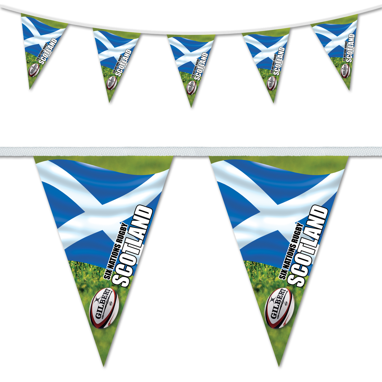 Scotland Six Nations Rugby Triangular Bunting