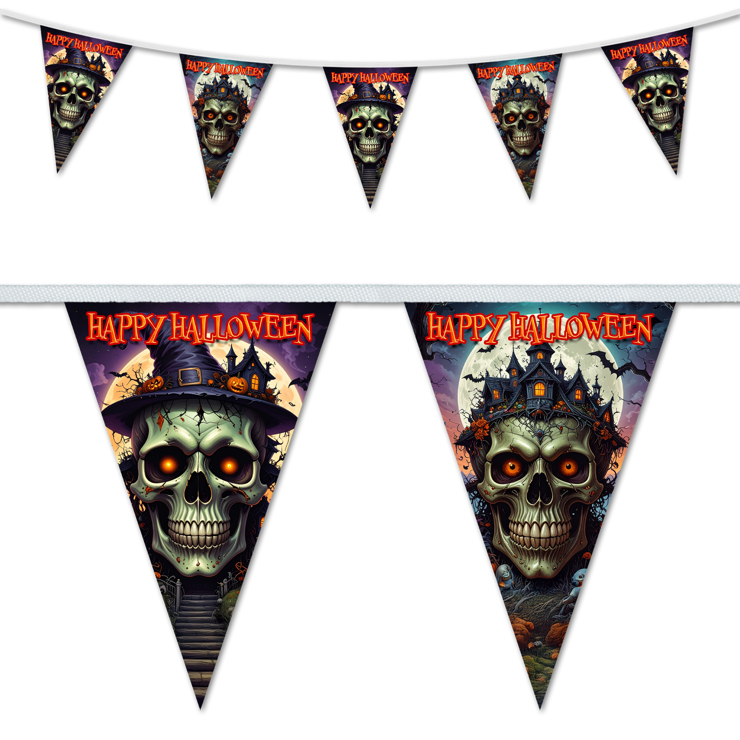 Halloween Spooky Skulls Design