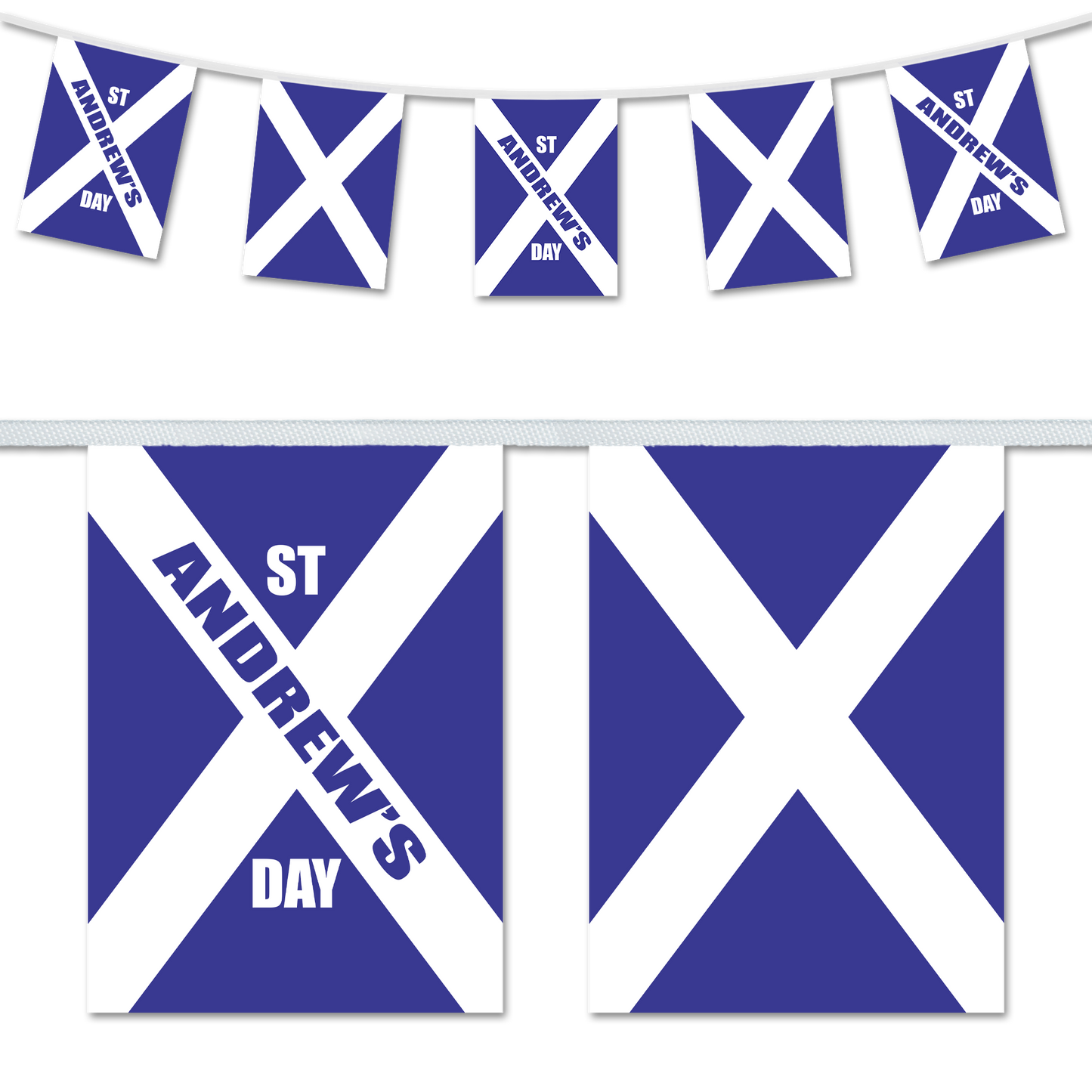 St Andrew's Day Saltire A5 Bunting