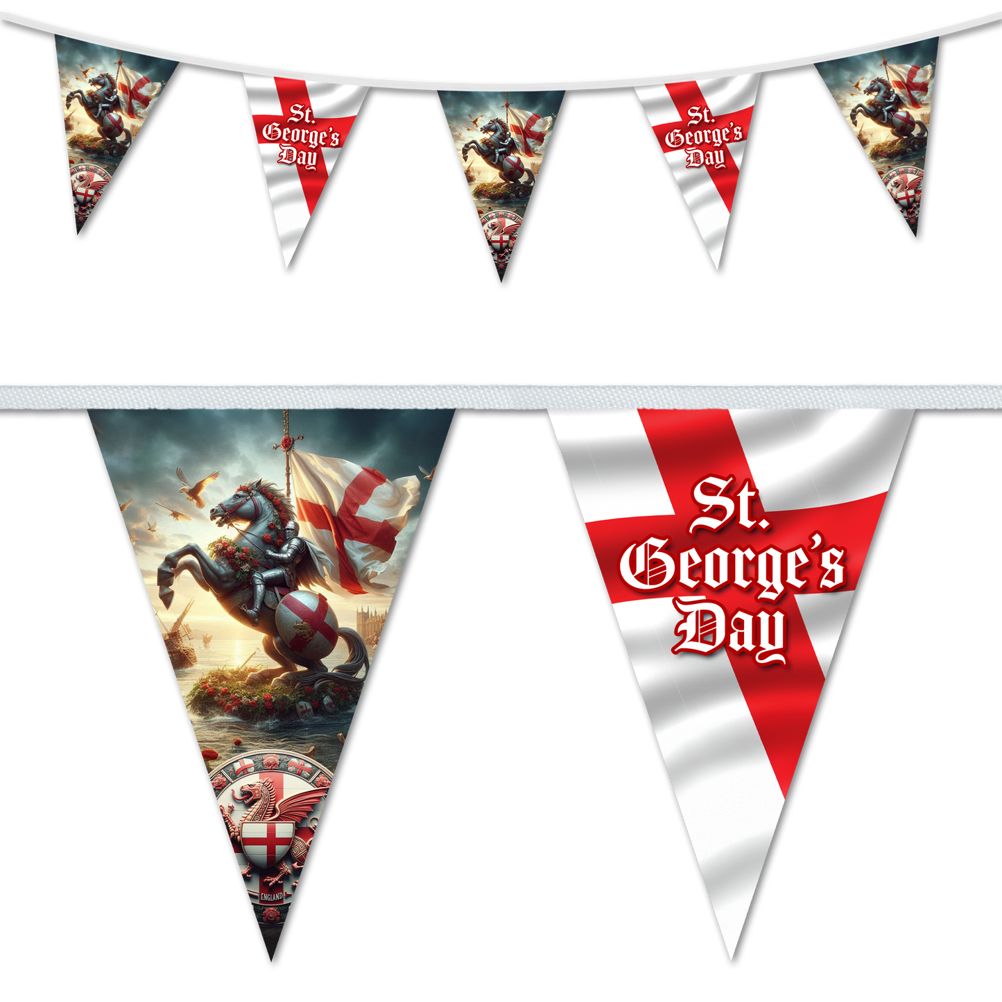 St Georges Day Bunting Party Decoration England