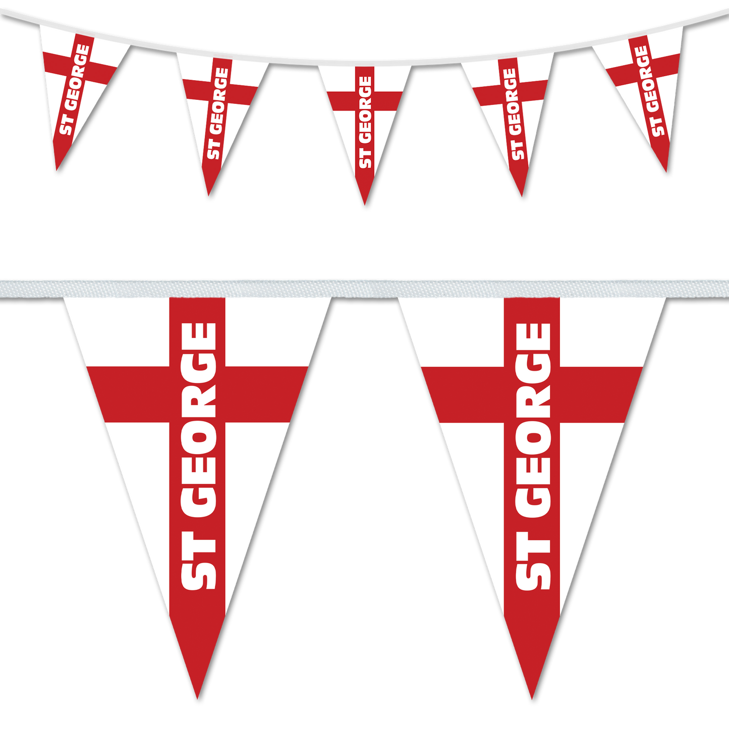 St Georges Day Bunting Party Decoration England St Georges Cross
