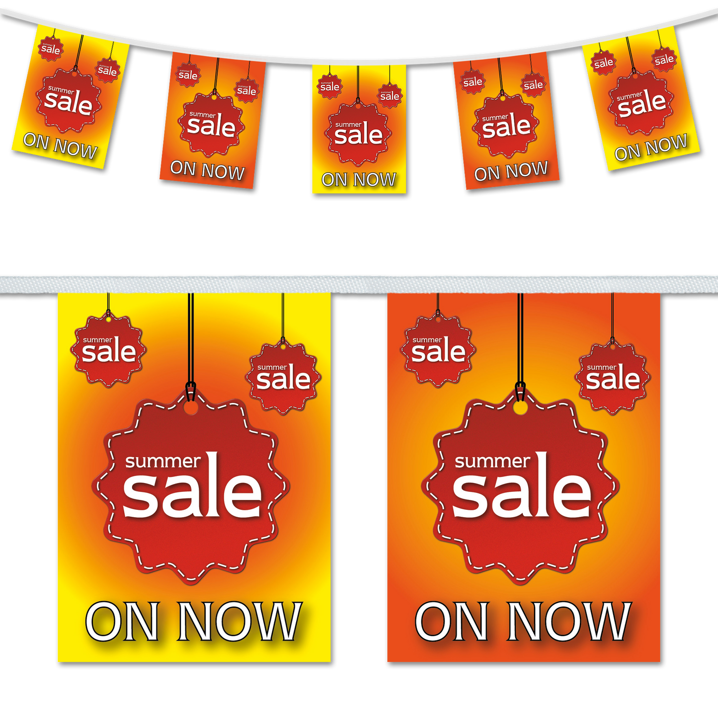 Summer Sale Label Design A5 Bunting