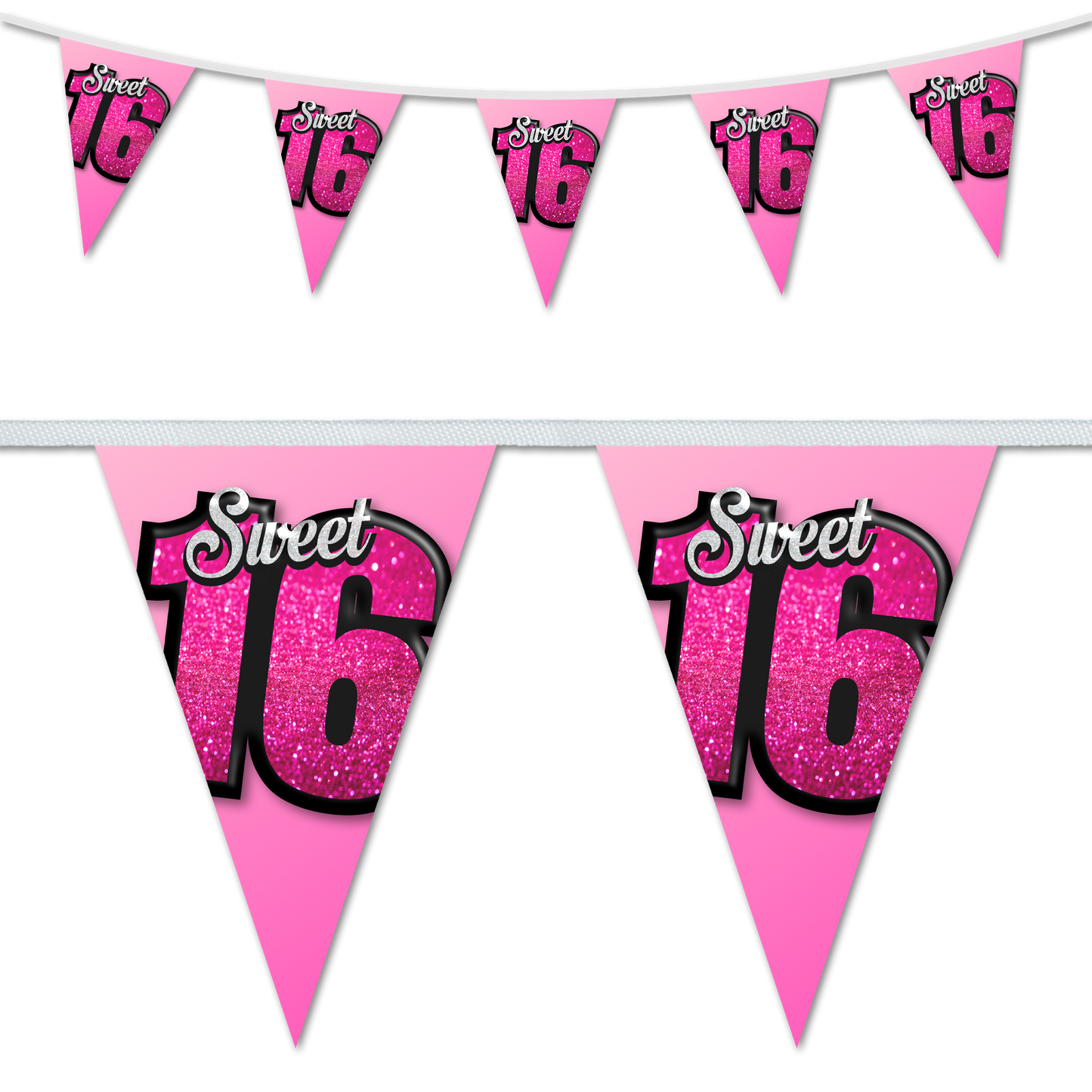 Birthday Party Bunting, Party Decorations