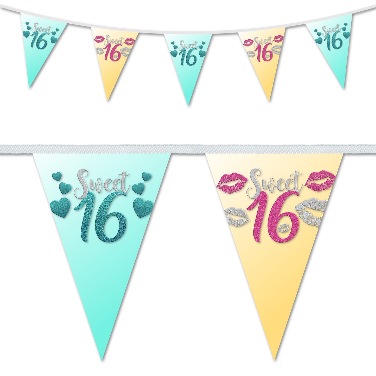 Birthday Party Bunting, Party Decorations
