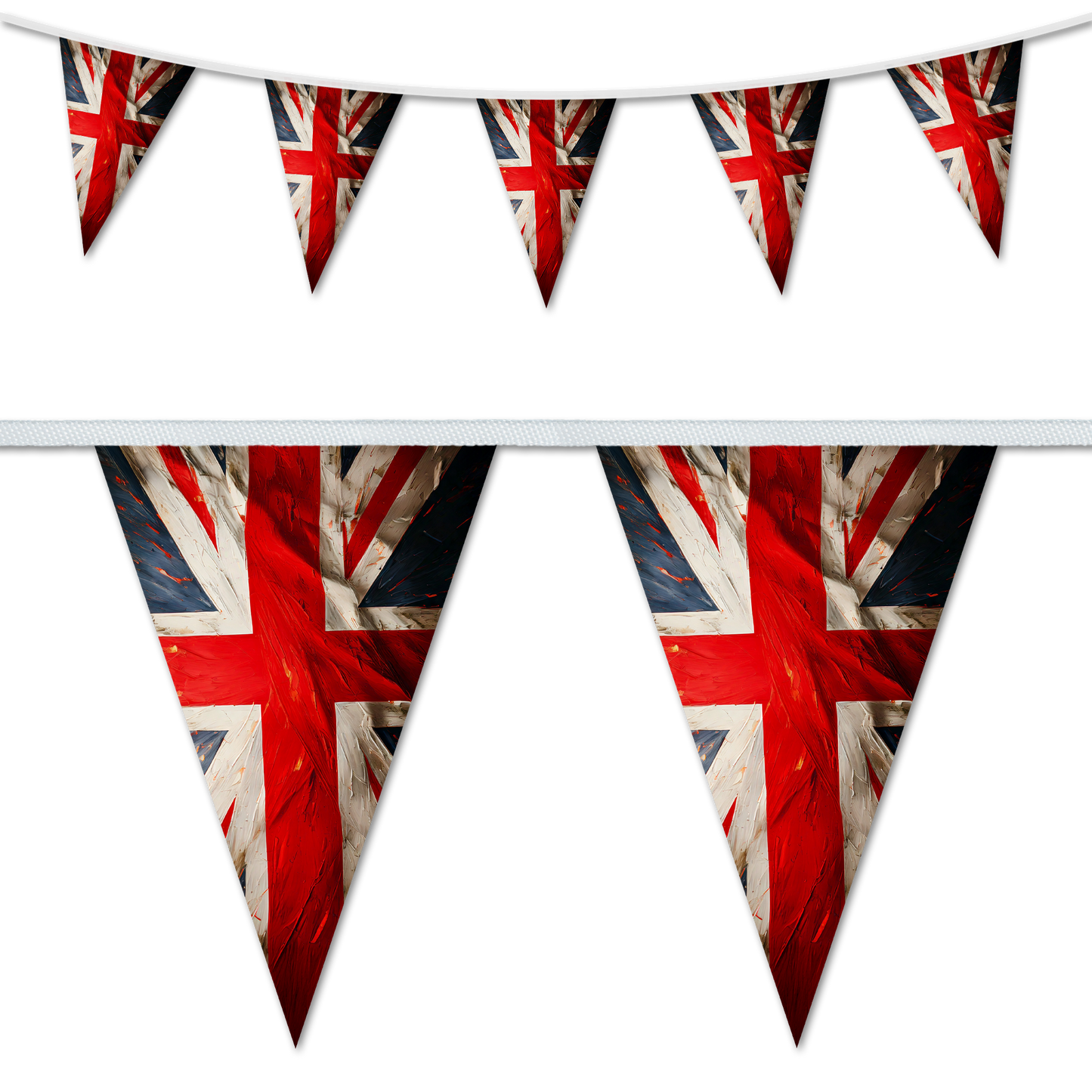 Painted Style Union Jack United Kingdom flag