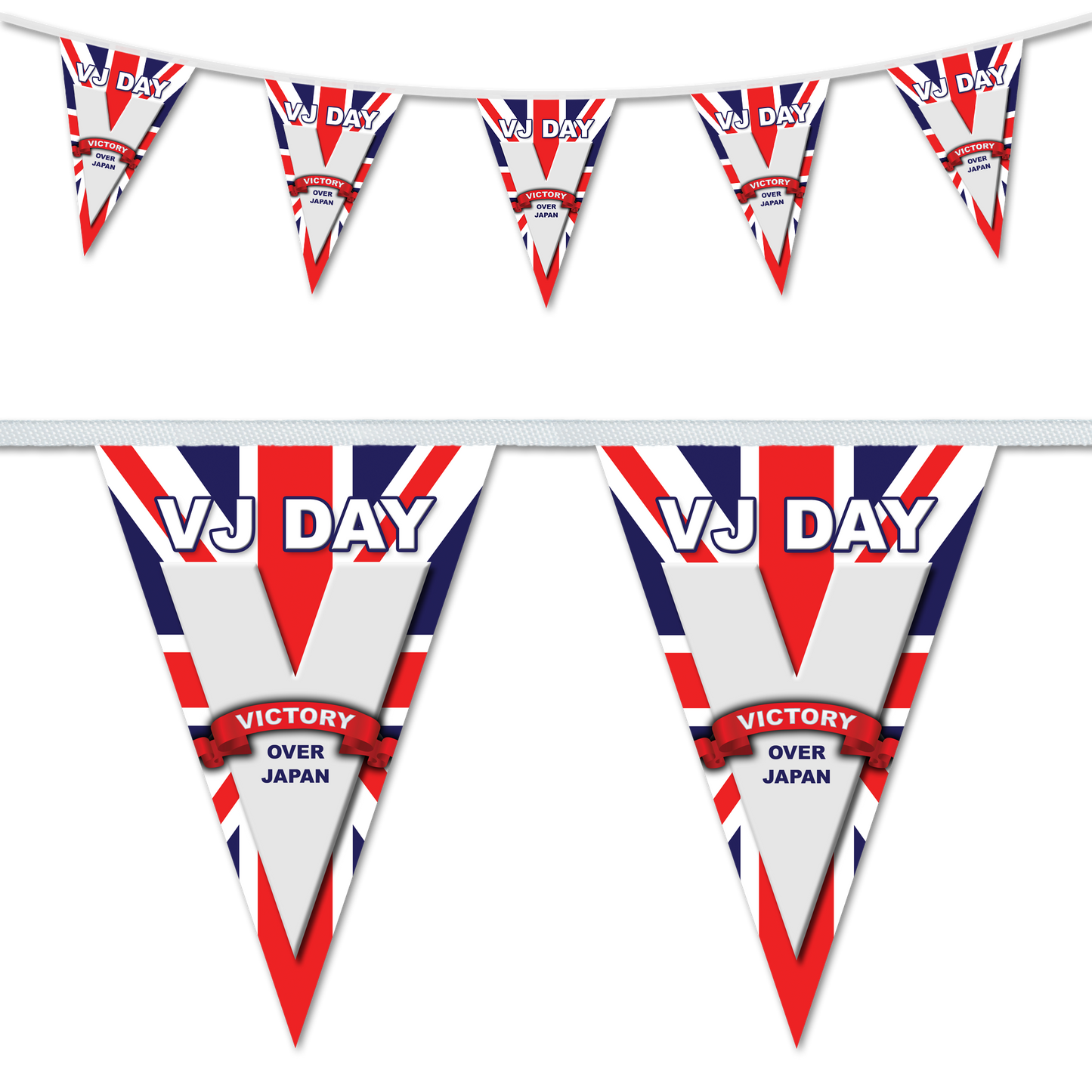 VJ Day Decorative celebration bunting