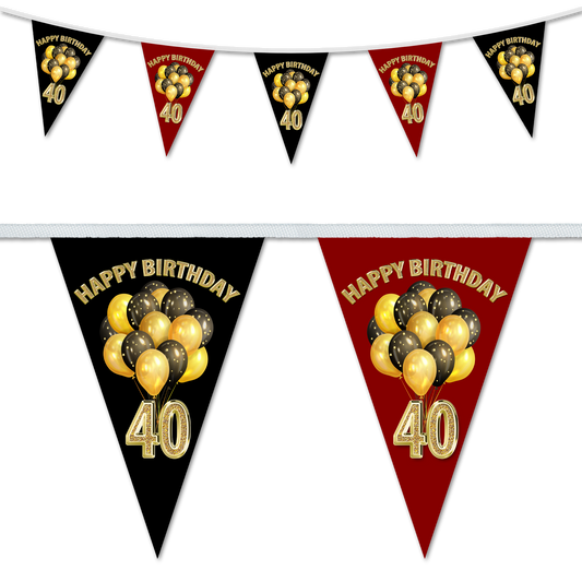 Birthday Party Bunting, Party Decorations