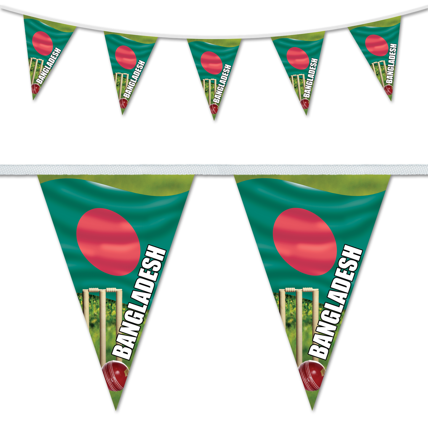 Cricket - Bangladesh Flag Design