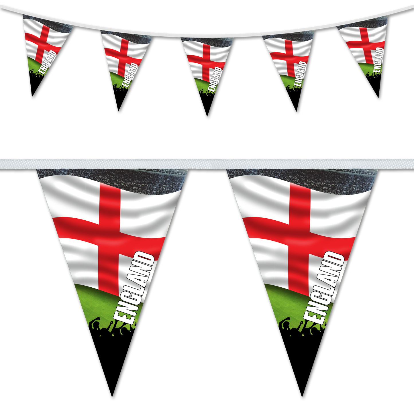 England Flag Football Triangular Bunting