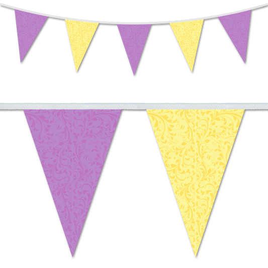 Wedding Day Fleurette Design - Purple & Lemon