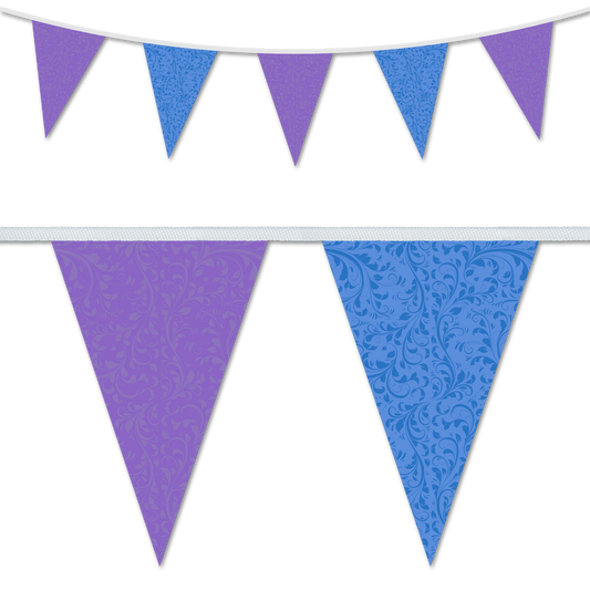 Wedding Day Fleurette Design - Violet & Sky Blue