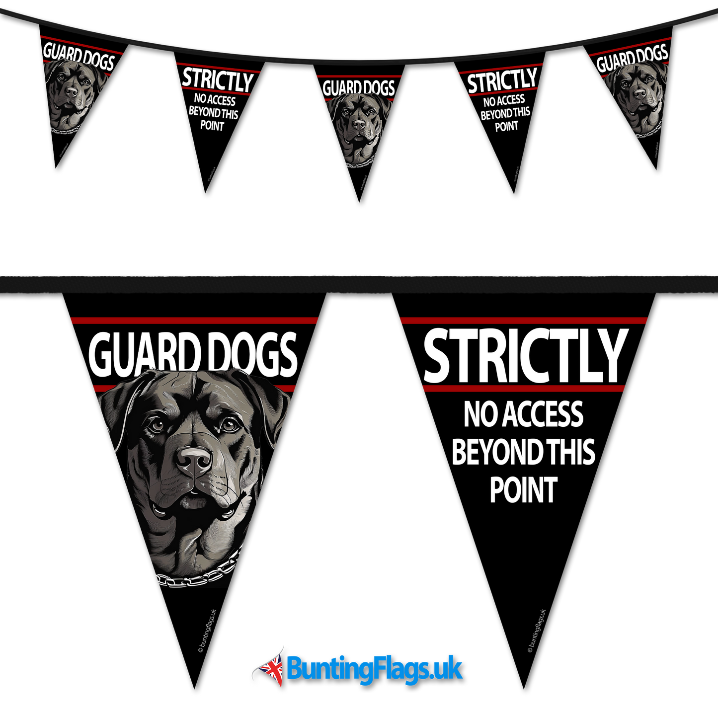 Barrier Bunting - Guard Dogs