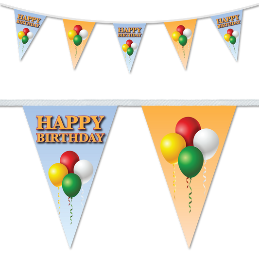 Happy Birthday Balloons Bunting