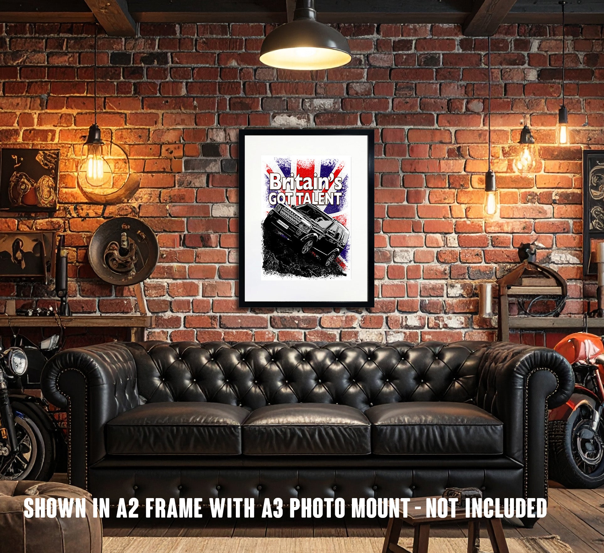 Landrover Discovery poster ideal for the man-cave, office, garage, workshop or living room wall.