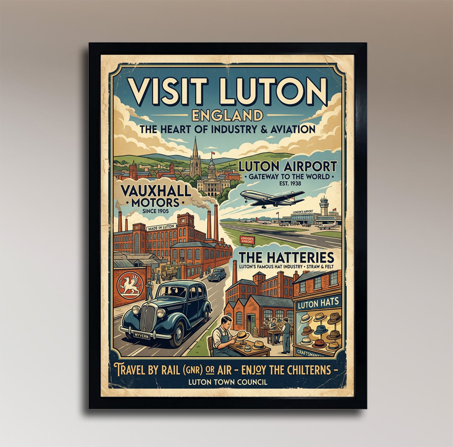 Visit Luton – Heart of Industry & Travel – Vintage Travel