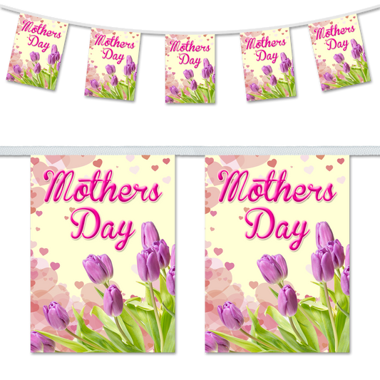 Mothers Day Hearts & Flowers Design